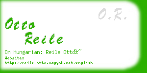 otto reile business card